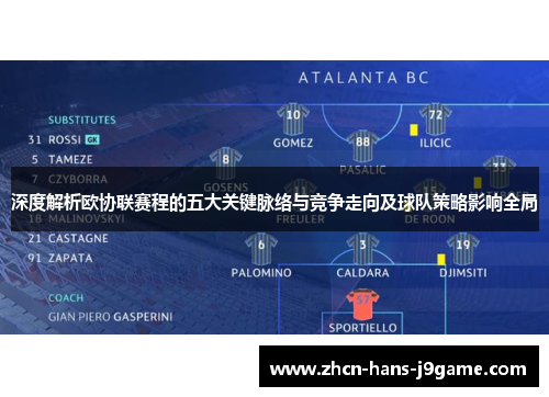 深度解析欧协联赛程的五大关键脉络与竞争走向及球队策略影响全局